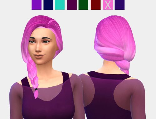 Get together Side Ponytail Retexturing/Recolor