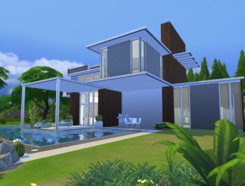 Modern Pool House