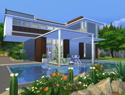 Modern Pool House