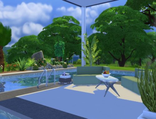 Modern Pool House