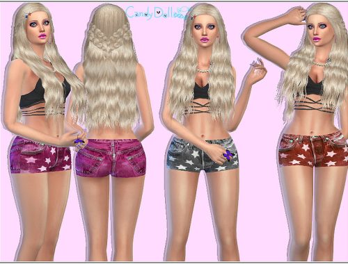 Candy Doll Star Shorts