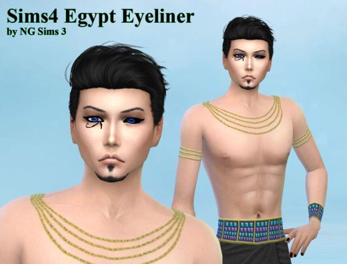 Sims4 Egypt Eyeliner