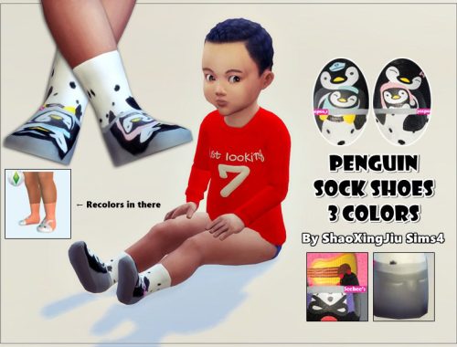 Penguin Sock Shoes - 3 Colors