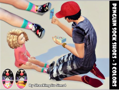 Penguin Sock Shoes - 3 Colors
