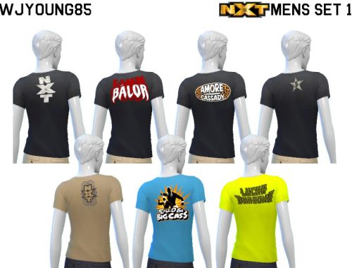 NXT Mens Tees (Set 1)