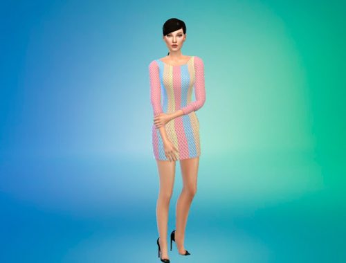 "Happy Colours" Female Dress