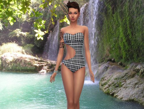 Curvy Swimsuit part two : Geometric Patterns