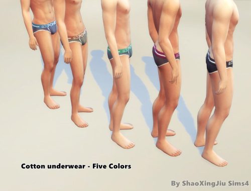 Cotton underwear - five colors
