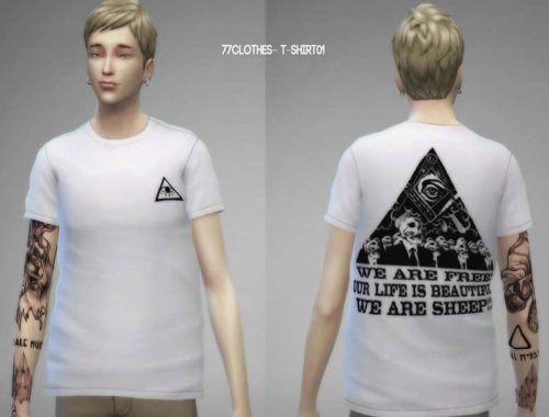 77clothes- T-shirt01