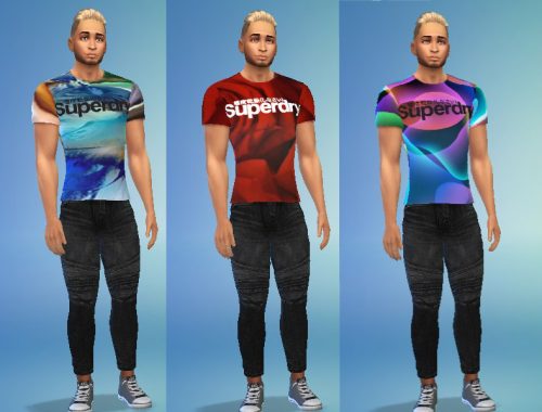 Male Superdry T-shirt set [Uk Simmer]