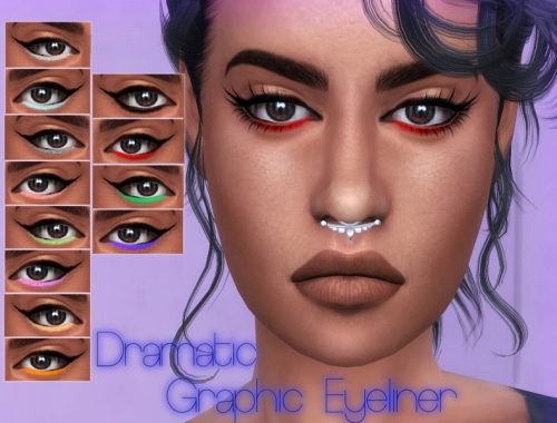 Dramatic Graphic Eyeliner