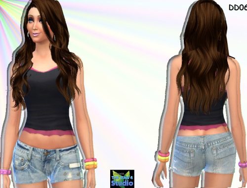 DD06_diva shorts set