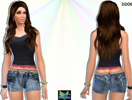 DD06_diva shorts set