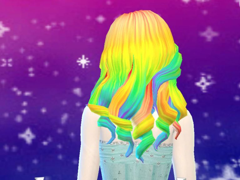 Rainbow Hair Recolor The Sims 4 Catalog