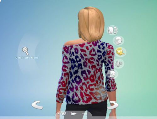 Dark Cheetah Off Shoulder