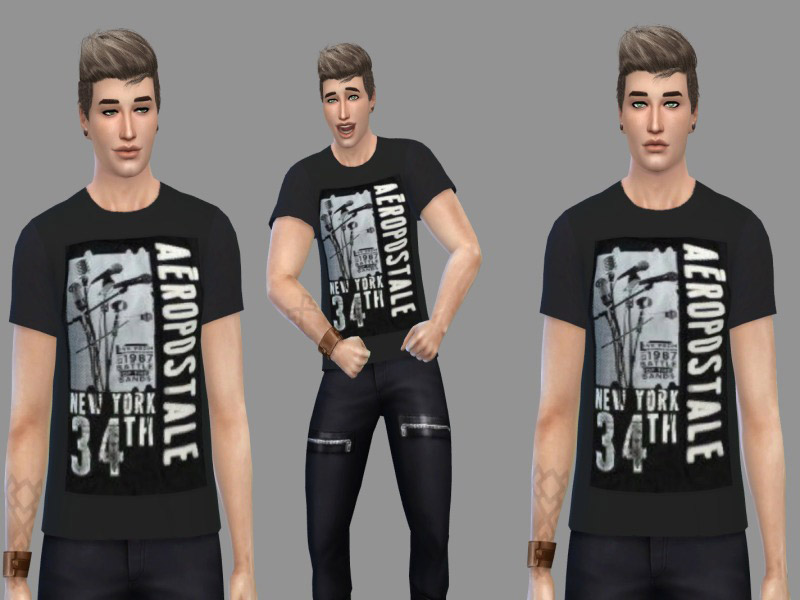 GoodBoy Aerop T-Shirt - The Sims 4 Catalog