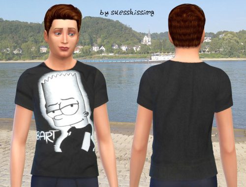 Shirt with Bart Simpson