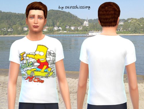 Shirt with Bart Simpson
