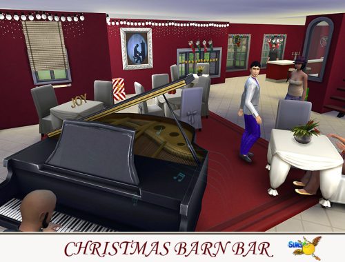 evi Christmas Barn Bar