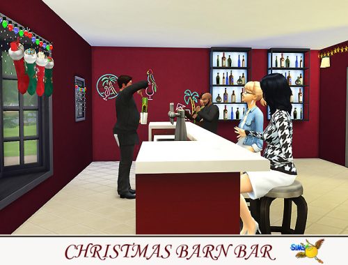 evi Christmas Barn Bar