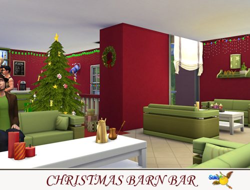 evi Christmas Barn Bar