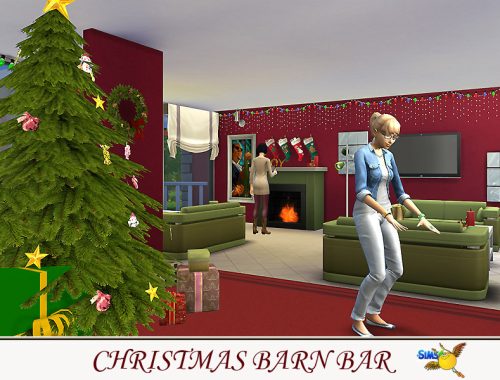 evi Christmas Barn Bar