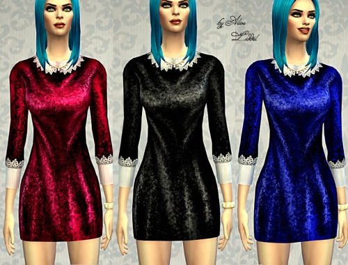 Vintage Velour Dress