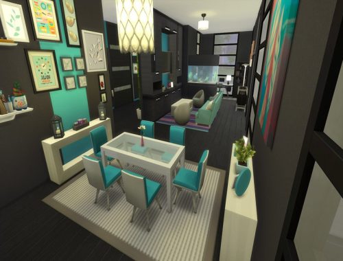 Aquamarine Modern House