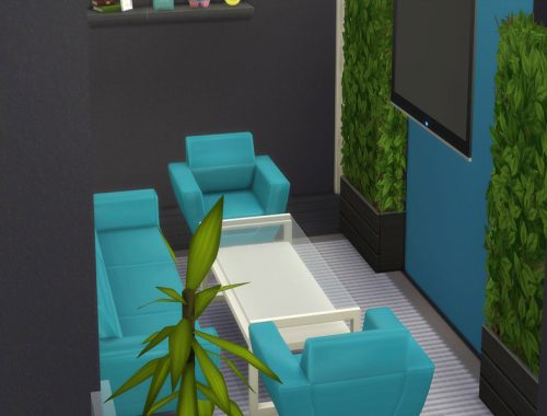 Aquamarine Modern House