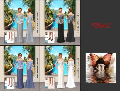 Magnolian Farewells Merino Regalia Dress Recolors