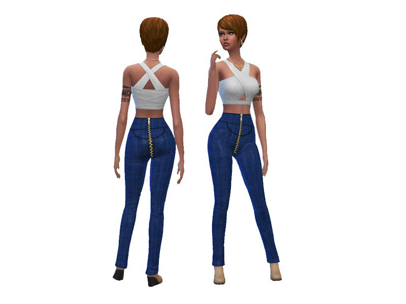 Zipper Pants 80s Style - The Sims 4 Catalog