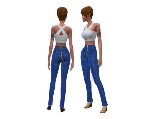 Zipper Pants 80s Style