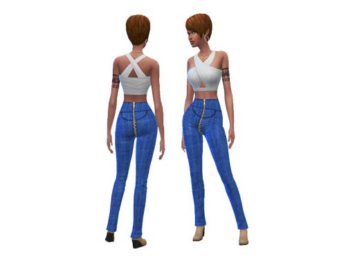 Zipper Pants 80s Style