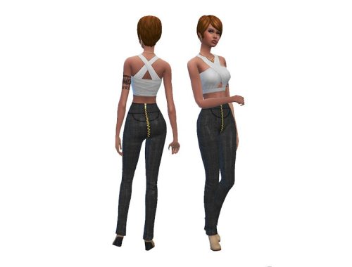 Zipper Pants 80s Style