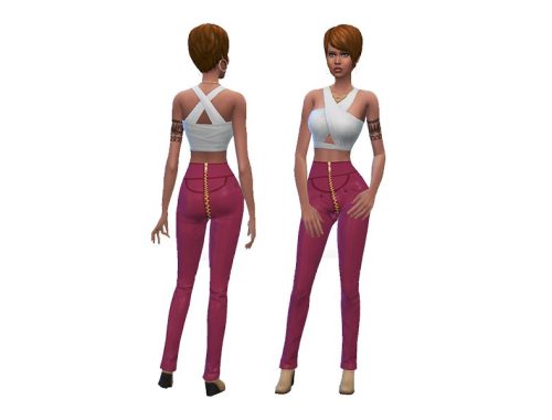 Zipper Pants 80s Style