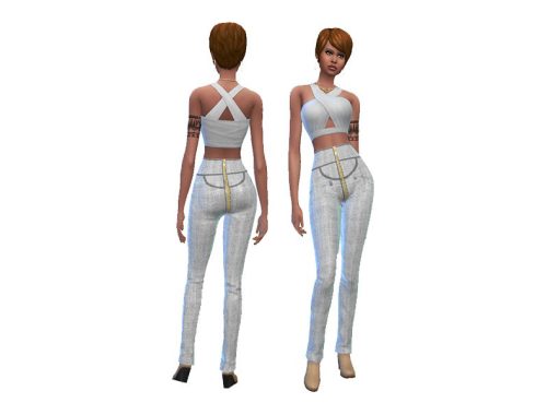 Zipper Pants 80s Style