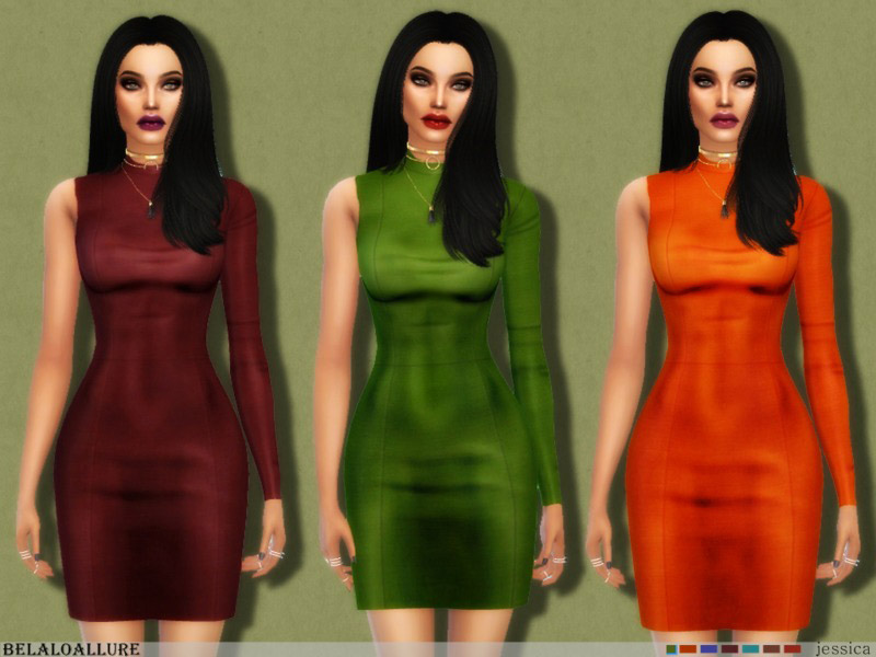belaloallure_jessica dress - The Sims 4 Catalog
