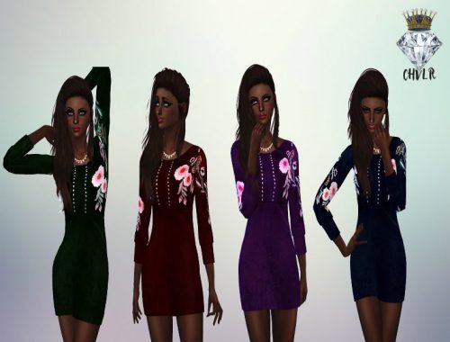 Dress with Roses