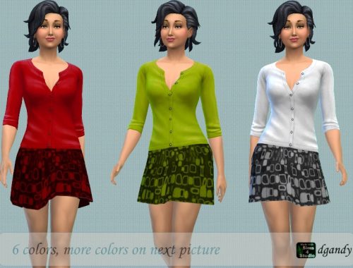 Skirt and Sweater