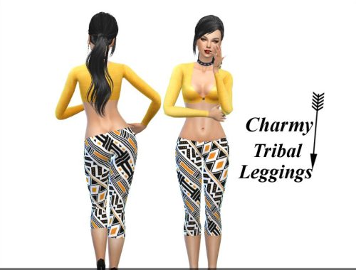 Charmy Tribal Azetc Leggings