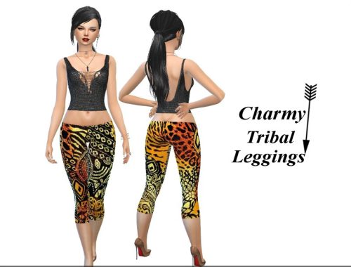 Charmy Tribal Azetc Leggings