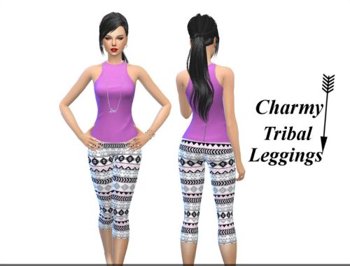 Charmy Tribal Azetc Leggings
