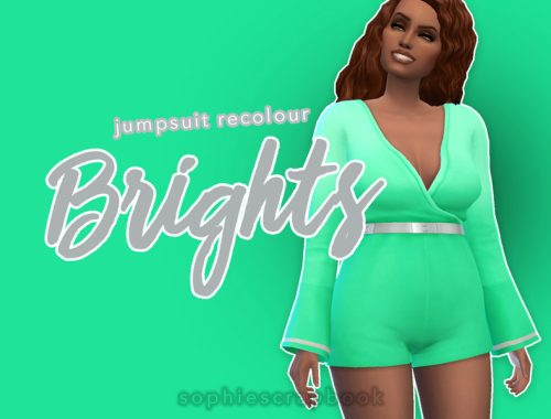 Brights Collection - City Living Jumpsuit Recolour