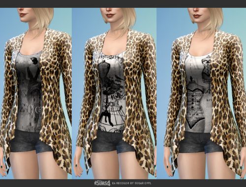 Leopard cardigan