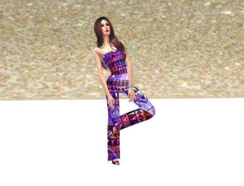 Aztec Tube-top Jumpsuit