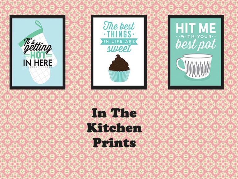 In The Kitchen Prints - The Sims 4 Catalog