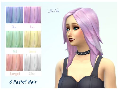 Pastel Long Rocker Hair
