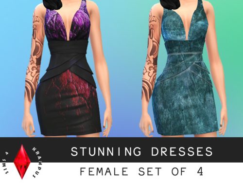 Set of 4 Stunning Dresses