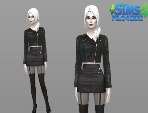 White Hair Recolor 11: Luxury Party Style