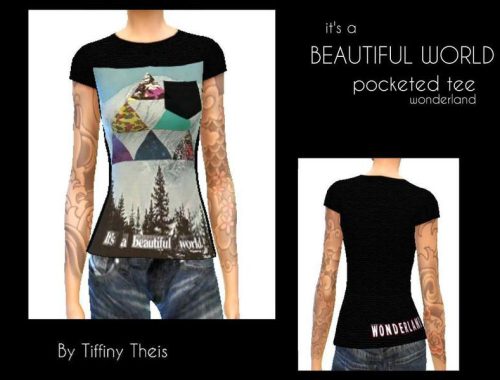 The Wonderland tee shirt collection